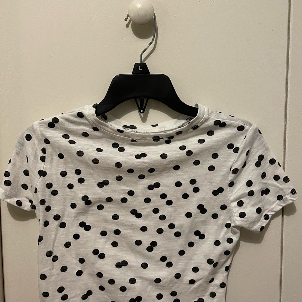 Girls polka dot shirt
